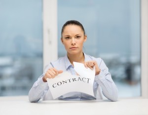 avoid contracts with professional cleaners